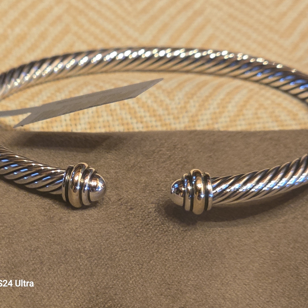 David Yurman Silver Cable Bracelet